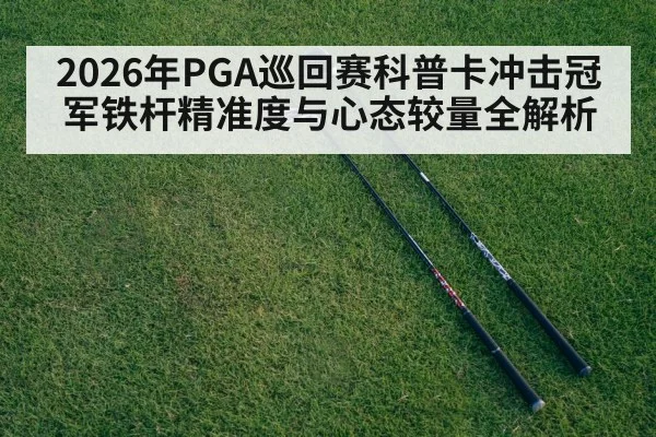 golf iron shot closeup